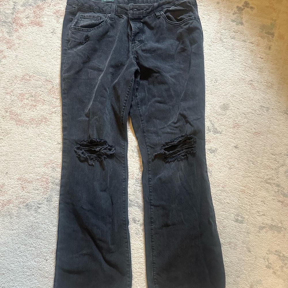 Wild Fable Black Flare Wide Leg Jeans